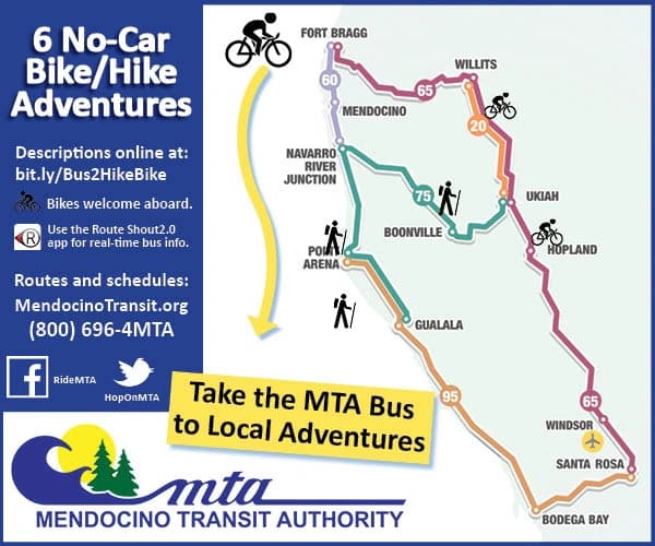 Mendocino Transit Authority Bike Hike Adventures