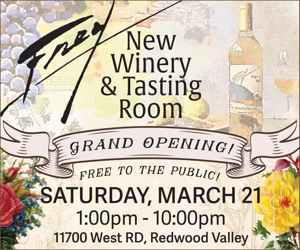 Frey Vineyards- Grand Opening
